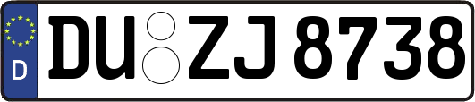 DU-ZJ8738