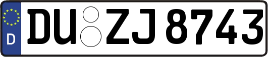 DU-ZJ8743
