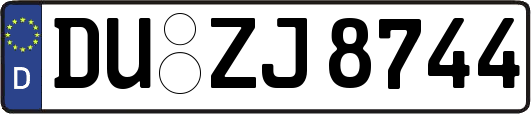 DU-ZJ8744