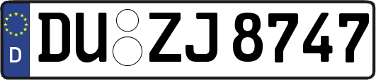 DU-ZJ8747