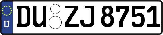 DU-ZJ8751