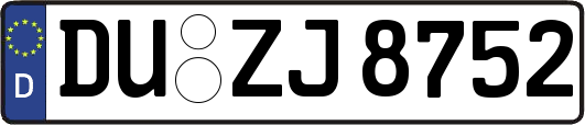 DU-ZJ8752