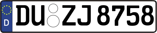 DU-ZJ8758