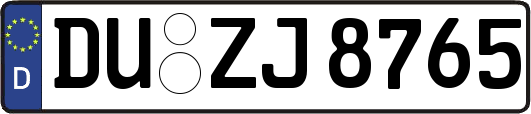 DU-ZJ8765