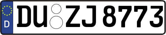 DU-ZJ8773