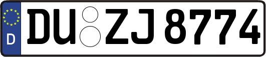 DU-ZJ8774