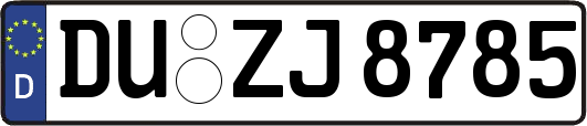 DU-ZJ8785
