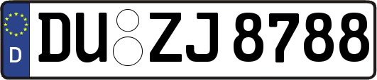 DU-ZJ8788