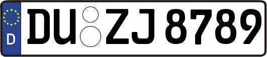 DU-ZJ8789