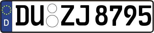 DU-ZJ8795