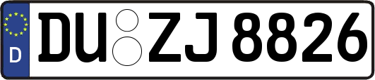 DU-ZJ8826