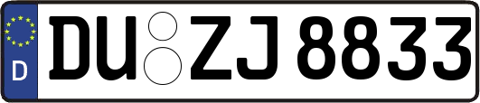 DU-ZJ8833