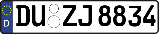 DU-ZJ8834