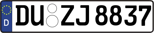 DU-ZJ8837