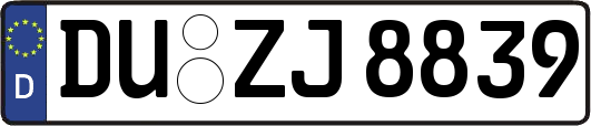 DU-ZJ8839