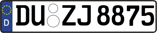 DU-ZJ8875