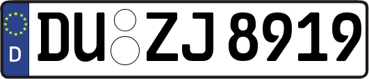 DU-ZJ8919