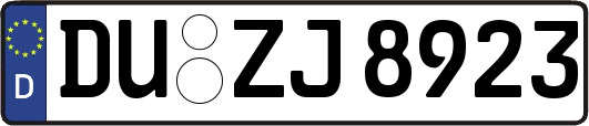 DU-ZJ8923