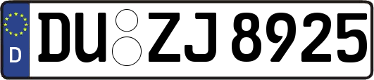 DU-ZJ8925