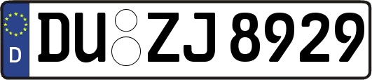 DU-ZJ8929