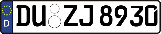 DU-ZJ8930