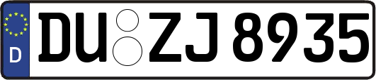 DU-ZJ8935