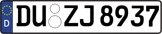 DU-ZJ8937
