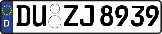 DU-ZJ8939