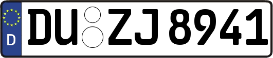DU-ZJ8941