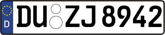 DU-ZJ8942
