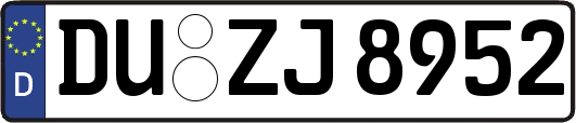 DU-ZJ8952