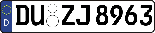 DU-ZJ8963