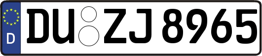 DU-ZJ8965
