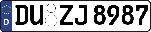 DU-ZJ8987