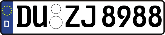 DU-ZJ8988