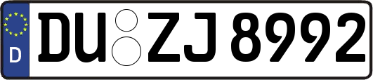 DU-ZJ8992