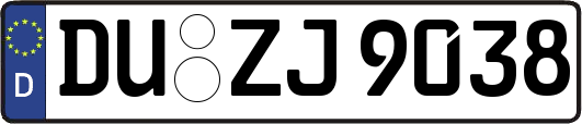 DU-ZJ9038
