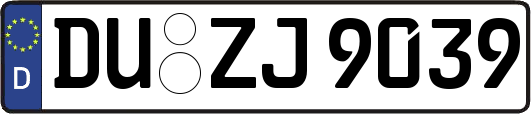 DU-ZJ9039