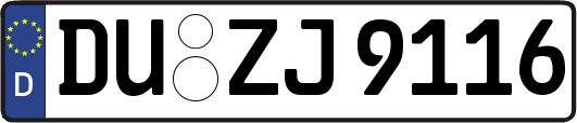 DU-ZJ9116