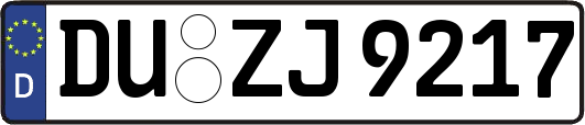 DU-ZJ9217