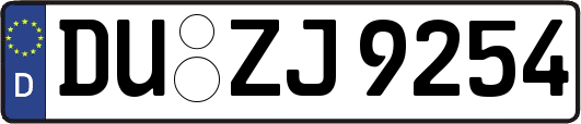 DU-ZJ9254