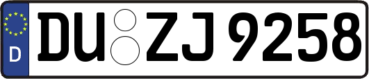 DU-ZJ9258
