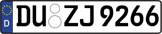 DU-ZJ9266