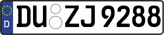 DU-ZJ9288