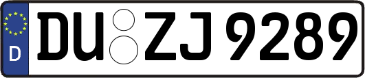 DU-ZJ9289