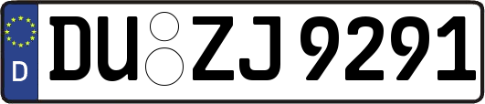 DU-ZJ9291