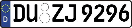 DU-ZJ9296