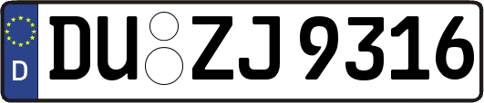 DU-ZJ9316