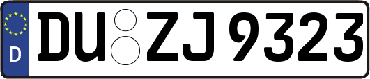 DU-ZJ9323
