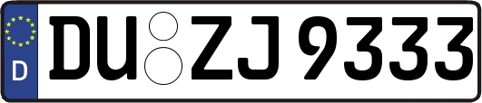 DU-ZJ9333